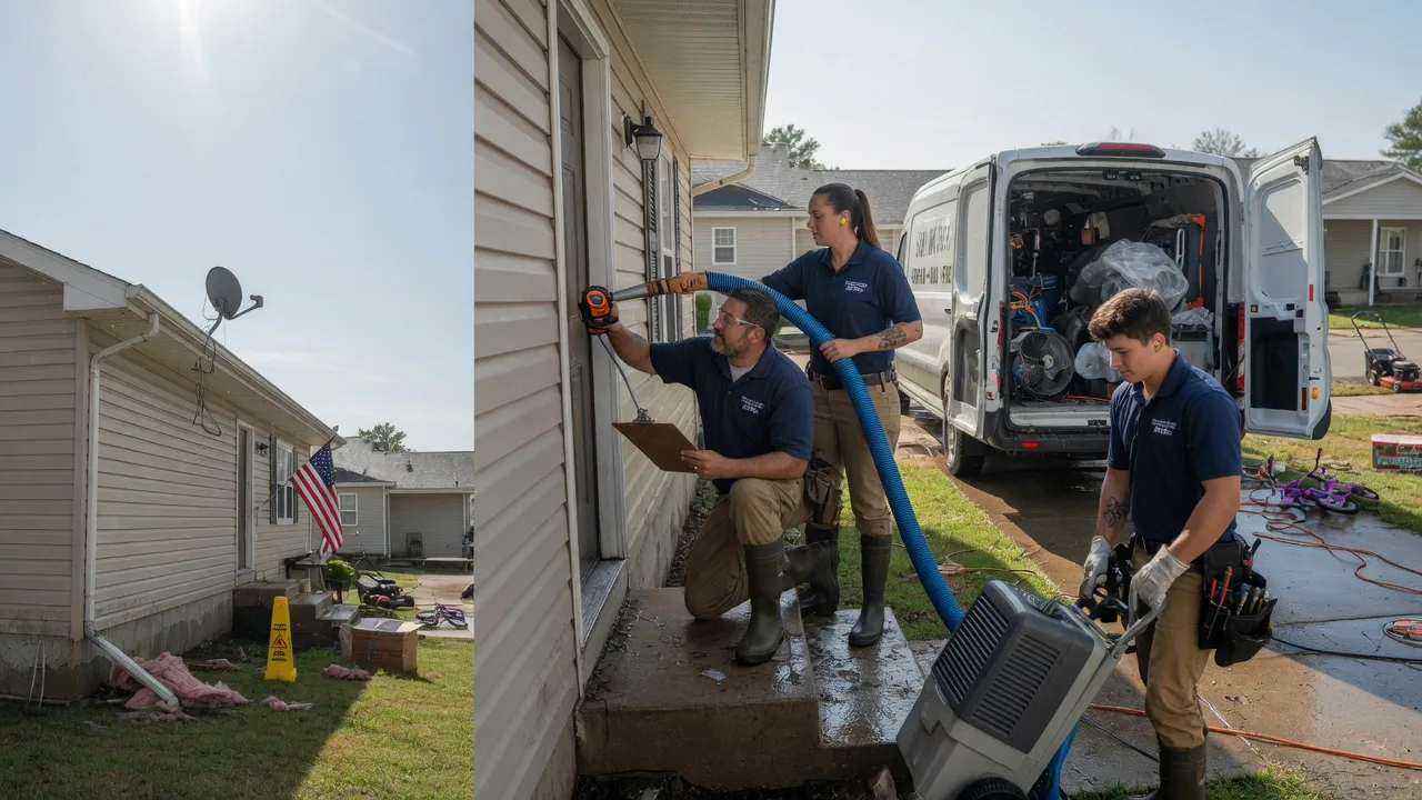 Ceiling Water Damage Restoration in Pinehurst, ID near me
